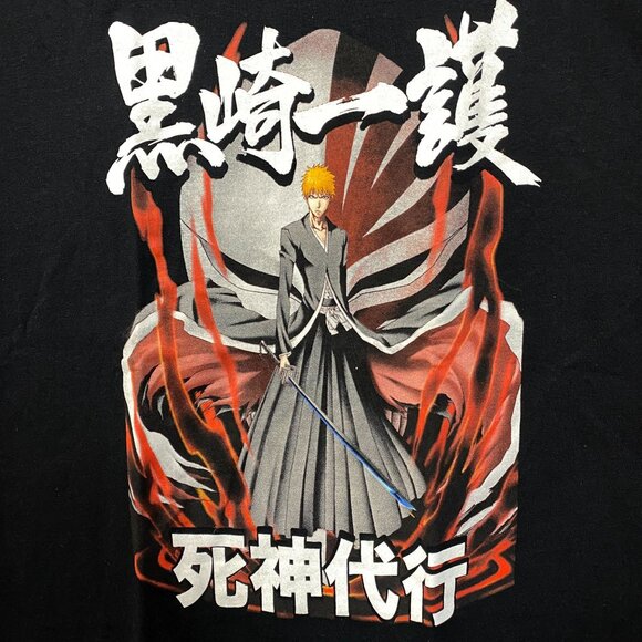 Bleach Ichigo Kurosaki Shinigami Daikou- Substitute Soul Reaper Anime T-Shirt Sm - Picture 2 of 4